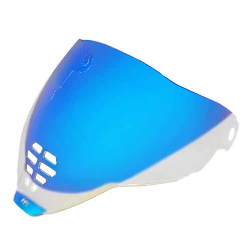 Airflite Shield Uv-protected For ICON IC-06 Airflite Face Shield Replacement Helmet Visor (Revo Clear Blue-day and night) - color: Revo Clear Blue-day and Night
