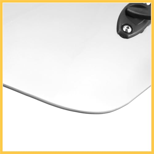 28.5cm Motorcycle Windshield Motorcycle Wind Deflector Clear Lens Adjustable Clip Windshield Extension Universal Fit for Most Motorcycle Scooter Auto Replacement Parts