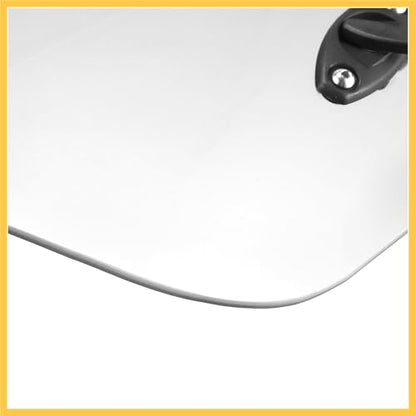 28.5cm Motorcycle Windshield Motorcycle Wind Deflector Clear Lens Adjustable Clip Windshield Extension Universal Fit for Most Motorcycle Scooter Auto Replacement Parts