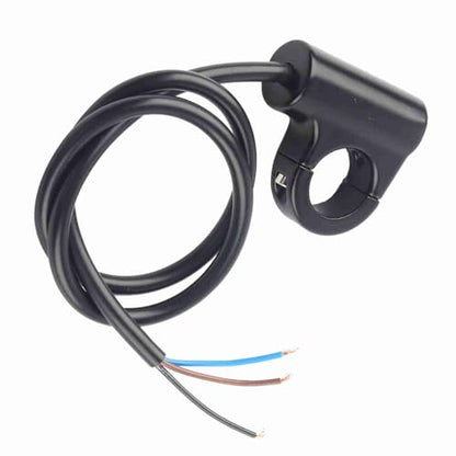 Motorcycle Headlight Handlebar Switch Control, Horn Momentary Button Universal 22mm Handlebar Mount Switch Push Button Headlight Brake Fog Lights ON/Off(ON/Off Button) - color: ON/OFF Button