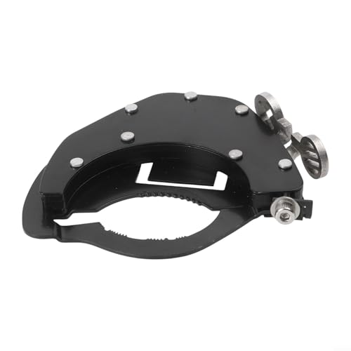 Stainless Steel Motorcycle Throttle Clip Cruise Control System Thumb Activated Lock for Most Bike Handlebar Accelerator Pipe Black(Bottom at the bottom) - size: Bottom at the bottom