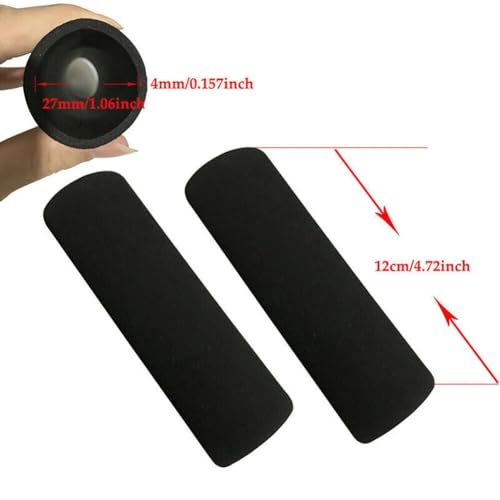Non-Slip Handlebar Grip Covers Motorcycle Anti Vibration Handle Cover Bar Foam Comfort Slip Over Grips Universal Heat Shrinkable Grip Handlebar Sleeve