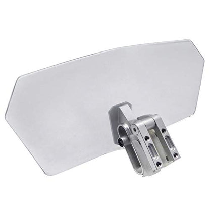 WCO- Adjustable Clip On Windshield Extension Spoiler Wind Deflector Compatible with Motorcycle