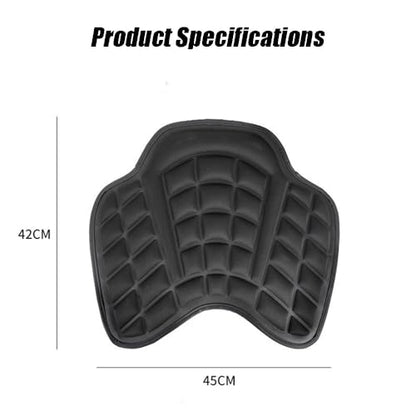 Motorcycle Seat Pad for Honda Shadow 750 1983-2024, Ergonomic 3D Cell Cushion, Vibration Dampening Saddle Protector, Cooling Airflow Pressure Relief