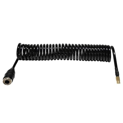 32.8FT Recoil Air Hose, Car Air Pump Extend Hose with Bend, PS20 Female Plug Inflator Extension Tube for American Tire Nozzle Car Motorcycle - size: 32.8 ft