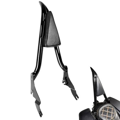 Detachable Sissy Bar Passenger Backrest for Harley Touring Road Glide Road King CVO Street Glide Electra Glide Ultra 2009-2025 (26" Black) - color: Black, size: 2009-2024
