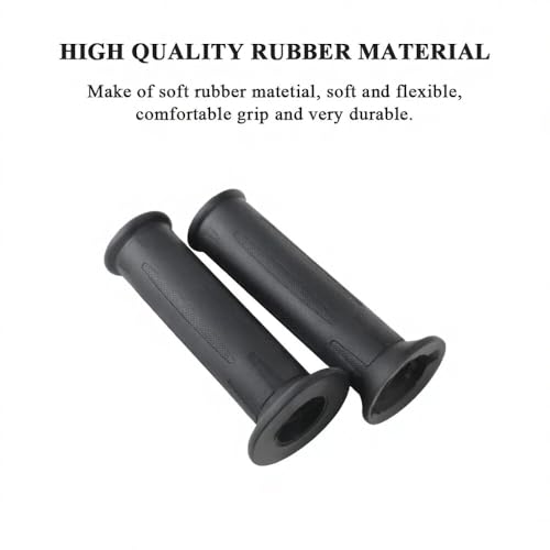 Motorcycle Handlebar Grips 24mm 26mm Non Slip Rubber Hand Grips Black Compatible with BMW R1250GS R1200GS S1000RR R1150 F650 F700 F800 K1600 Series
