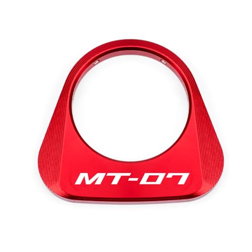 MOWOK Fit For Yamaha MT07 MT-07 FZ07 2025 2026 Motorcycle Accessories Ignition Starter Lock Cover Key hole Cover decorative cap (Red) - color: Red