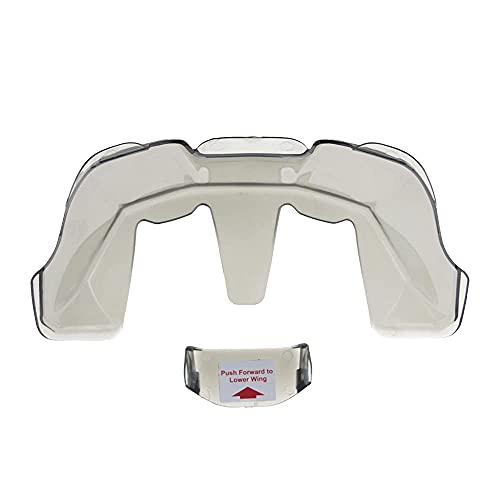 Motorcycle RX7X RX-7X Racing Air Spoiler Wing Diffuser Extension Optinal Parts for ARAI RX7X RX-7X RX7V RX7 RR5 (Light Black) - color: Light Black