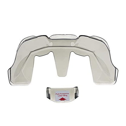 Motorcycle RX7X RX-7X Racing Air Spoiler Wing Diffuser Extension Optinal Parts for ARAI RX7X RX-7X RX7V RX7 RR5 (Light Black) - color: Light Black