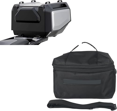 Motorcycle Tail Bag Liner Bag Fits for BMW R1300GS 2023 2024 2025 Luggage Inner Bag Expandable Top Case Pannier Saddlebag R1300GS Tail Box Inner Pocket Travel Luggage Storage Liner Bag(Black)