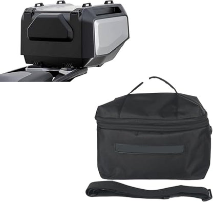 Motorcycle Tail Bag Liner Bag Fits for BMW R1300GS 2023 2024 2025 Luggage Inner Bag Expandable Top Case Pannier Saddlebag R1300GS Tail Box Inner Pocket Travel Luggage Storage Liner Bag(Black)