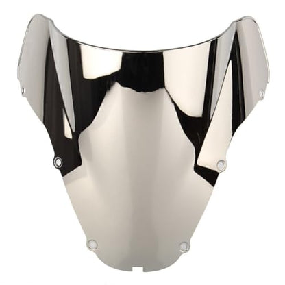 Motorcycle Front Windscreen ABS Plastic Windshield Protection Wind Deflector Screen Application for Honda CBR900 CBR929 CBR 900 929 2000-2001 (Silver)
