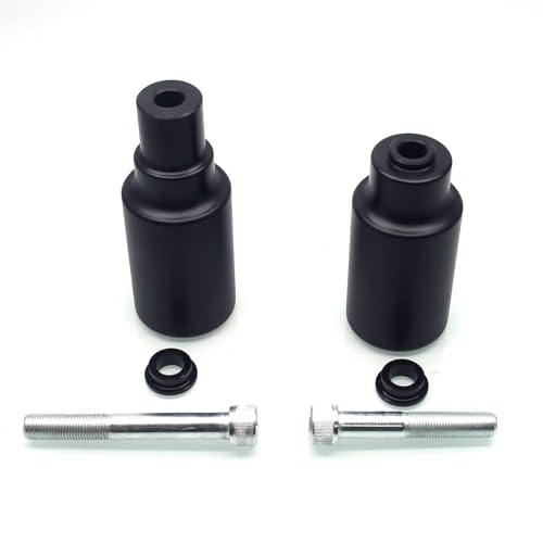 MZS Motorcycle Frame Sliders, No Cut Falling Crash Protector Guards Kits Black Compatible with YZF R1 2015-2026 / YZF R1M 2015-2026 / MT10 FZ10 2017-2026 / MT10 SP 2022-2026 - size: YZF-R1/MT10