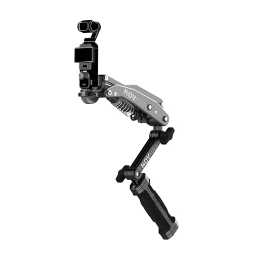 MOVMAX Blade Arm Handheld Kit for DJI Pocket 3, Insta 360, and GoPro Hero 12 Action Cameras, Handheld Stabilizer/N2 Arm Technology/Universal Locking Screw - style: Handheld Kit