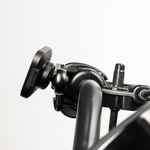 Peak Design Mobile Motorcycle Brake/Clutch Phone Mount, Qi2 Charging, SlimLink Mounting Technology, Rigid Arm, Fits a Variety of Brake and Clutch Perches, Vibration Isolator, Motorcycle Phone Mount