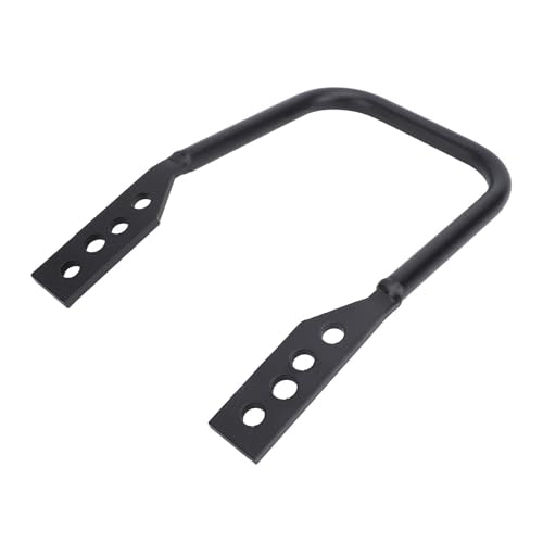 Motorcycle GPS Phone Navigation Bracket, 12mm Iron Tubing Construction Motorcycle GPS Navigation Mount Bracket, Front Bar Phone Holder with Adjustable Height Holes for