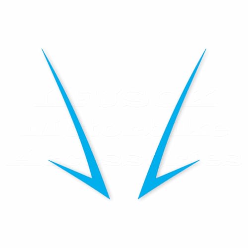 Motorcycle Front Fairing Reflective Sticker Decals,Light Blue | Compatible with Yamaha YZF R25 R3 2019-2022 - color: Light Blue