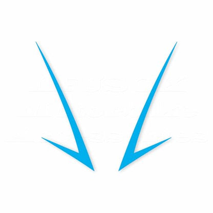 Motorcycle Front Fairing Reflective Sticker Decals,Light Blue | Compatible with Yamaha YZF R25 R3 2019-2022 - color: Light Blue