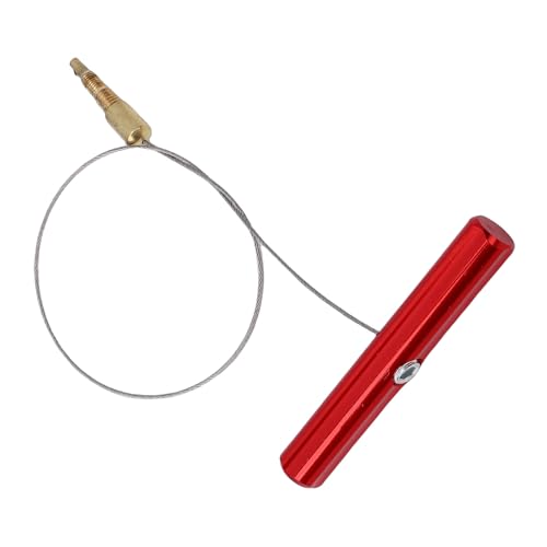 Keenso Tire Valve Stem Fishing Tool Puller with Ergonomic Aluminum Handle for Dirt Bike ATV UTV Motorcycle Tube Repair (Red) - color: Red