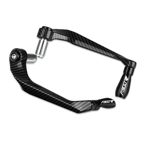 Motorcycle Lever Guard, Motorcycle Accessories Aluminum for B&MW F900XR F900R F900 R F900 XR 2020 2021 2022 Levers Guard Brake Clutch Handlebar Protector - color: F900R LOGO