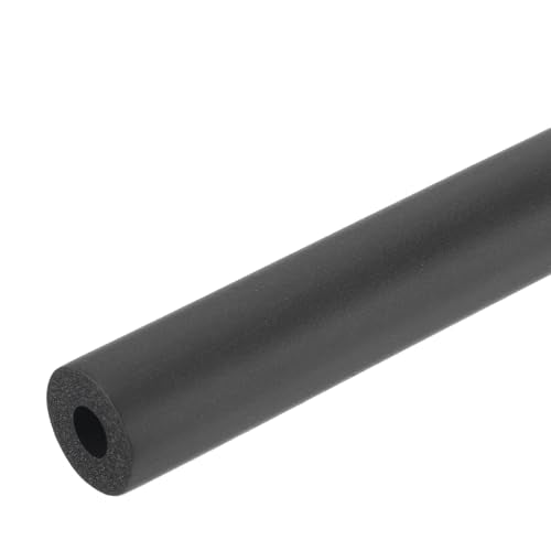 uxcell Foam Tubing for Handle Grip Support,6mm(1/4") ID 16mm(5/8") OD 0.3 Meter/1ft Length Black - color: Black, size: 6mm x 16mm x 0.3 m
