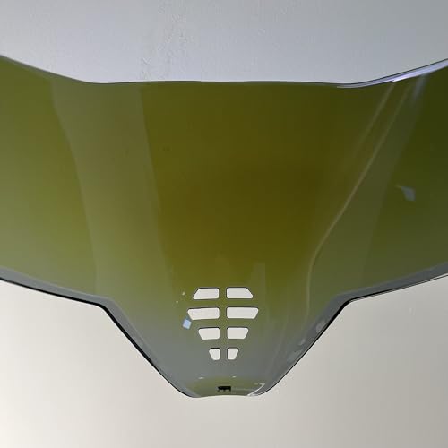 Airflite Shield Uv-protected For ICON IC-06 Airflite Face Shield Replacement Helmet Visor (Revo Deep Blue-day use only) - color: Revo Deep Blue-day Use Only