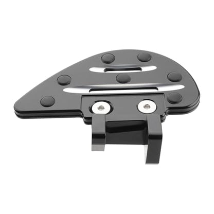 Motorcycle Passenger Footboard Foot Pegs for Can Am Spyder F3/ F3-S/ F3-T 2015+, Anti-Slip Wide Footpegs, Rear Footrest Floorboards, Motorbike Highway Footboard Accessories (Drop Shaped-Rear) - style: Drop Shaped-Rear