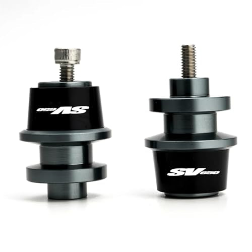 FOR SV650 SV650S 2024 CNC Aluminum Alloy 8MM Swingarm Spools Slider Stand Screw sv650 sv650s 2018-2024 Motorcycle Accessories (Black) - color: Black