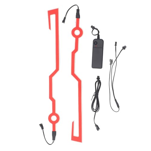 PVC Motorcycle Helmet Light Strip, 3 Modes LED Light for Safety on Helmets, Ideal for Motorcycles, Bikes, and Outdoor Activities, with Water Design for Lasting