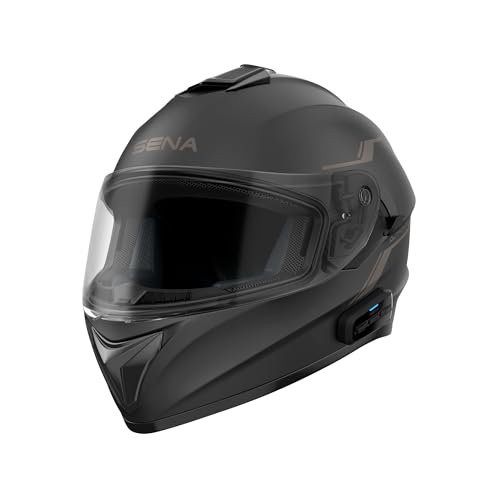 Sena OutForce Smart Helmet Full Face (Matt Black, XX-Large) (OUTFORCE-MBXXL) - SP85 - color: Matte Black, size: XX-Large