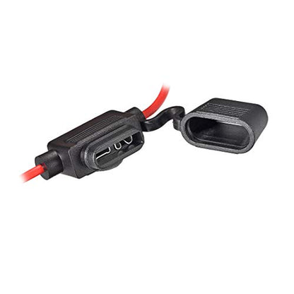 uxcell In-line 16AWG Waterproof Fuse Holder Black for ATC/ATO - size: 16AWG