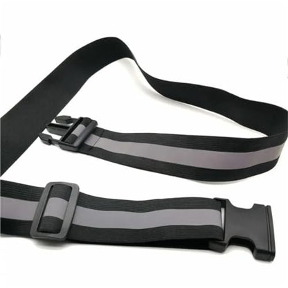 Reflective Bands 10pcs Elastic Adjustable Night Safety Reflective Belts Reflective Waist Cycling Equipment Running for Cycling Running - color: Green