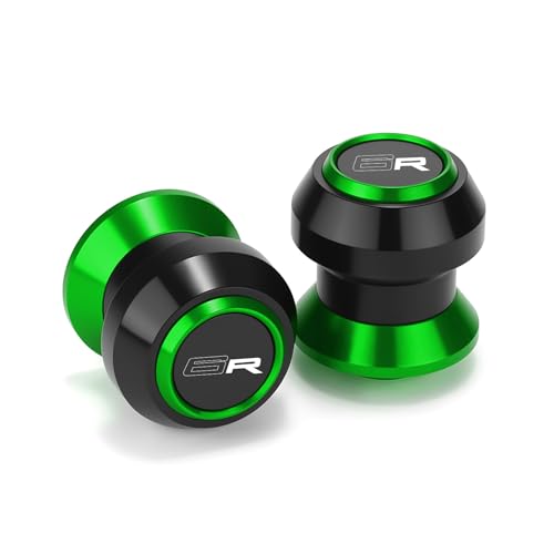 Motorcycle 8MM Swingarm Spools Fit Ninja ZX6R 2009-2023 2024 2025 2026 Motorycle Swingarm Spools Sliders Frame Stand Slider 2026 ZX6R Accessories Green - color: green