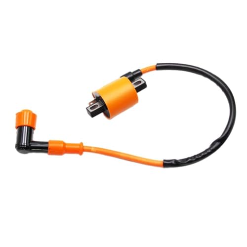 PRO BAT ATV Electric AC Wiring Harness Kit with Full Copper Wire for 150CC 200CC 250CC 300CC Engine Go Kart ATV Pit Dirt Quad Bike Lifan Loncin Zongshen YX - style: A Orange Ignition Coil+Silver Rectifier