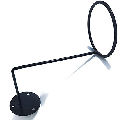 YOOHUA 3PCS Helmet Holder Rack Hook Helmets Stand Wall Mount Jacket Hanger Motorcycle Accessories, Black