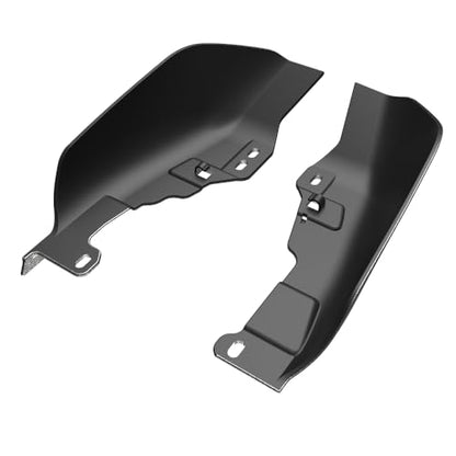 Advanblack 2025 Road Glide Mid Frame Air Deflectors Heat Shields Deflector for Harley Touring '09-'25 Harley RG, Street Glide, Road King (Mercury Silver) - color: Mercury Silver