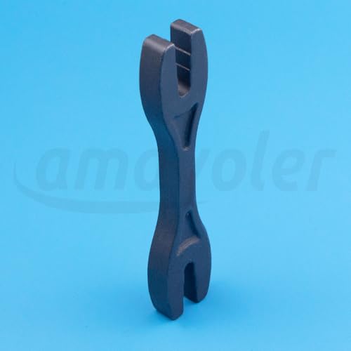 6 in 1 Forgged Steel Spoke Spanner Wrench Tensioner Adjuster Tools Replacement Parts Fits for Motorcycle Honda Yamaha Kawasaki Suzuki Pit Dirt Bike Etc.
