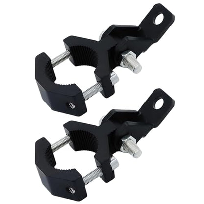 Motorcycle Spotlight Bracket, 2PCS Headlight Holder, Heavy-Duty Tube Clamp Mounting Bracket for 20mm-32mm ATV UTV Roll Bar (0.78-1.25 inch) - size: 0.78-1.25 inch