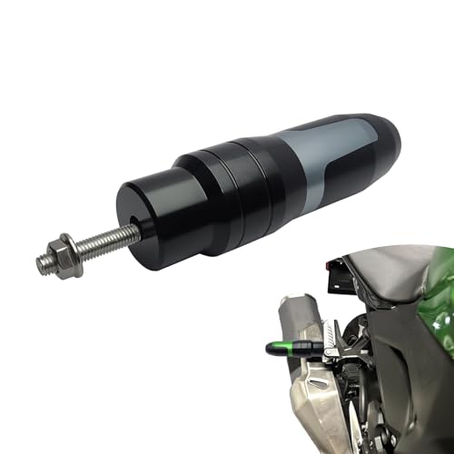 Universal Rear Frame Sliders Crash Pad Replacement for B-MW Kawasaki Yamaha Honda Suzuki CNC Aluminum Motorcycle Accessories Anti Falling Protection(Titanium) - color: Titanium