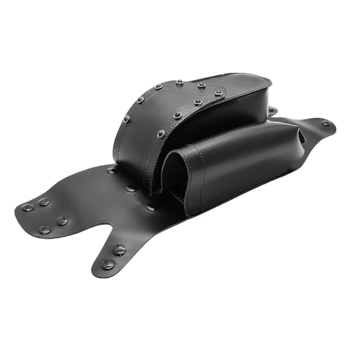 Motorcycle Saddlebag For Road King Touring For Electra Glide Guard Crash Bar Bags with Water Bottle Holder Waterproof Toolkit (Left Side)