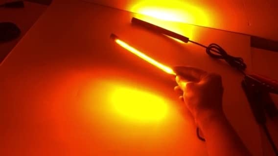 2Pcs 6in 3528 PVC Amber Led Strip 36LED Motorcycle Turn Signal Light Tail Light Flexible LED Strip Light Universal for Motorcycle ATV UTV SUV Golf Cart Car Snowmobile