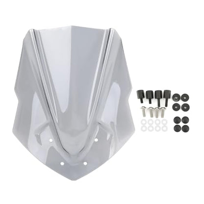 Windshield Spoiler ABS Plastic Motorcycle Windshield WindScreen for MT125 2015 2016 2017 2018 2019 MT-125 - color: Color-11