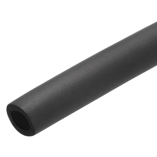 uxcell Foam Tubing for Handle Grip Support, Pipe Insulation, 8mm ID 17mm OD 1m Length Black - color: Black, size: 8mm x 17mm