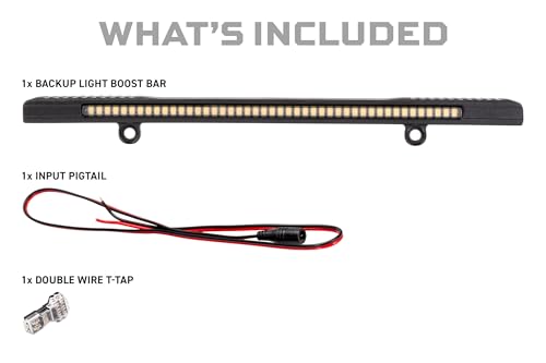 Morimoto Backup Light Boost Bar Universal License Plate Light Bar for Reverse Light, Ultra Bright Reverse Light (LED700)