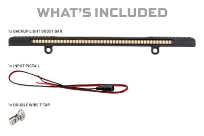 Morimoto Backup Light Boost Bar Universal License Plate Light Bar for Reverse Light, Ultra Bright Reverse Light (LED700)