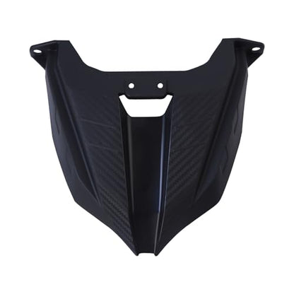 Minho Motorcycle Front Fender Modification Kit Set in PP Material Come with Mounting Bracket Compatible with YAMAHA Zuma 125cc 2022 2023 Tank 200cc,Carbon Fiber Style