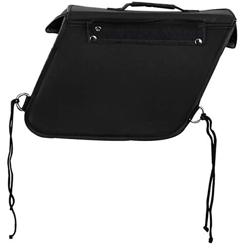 Black Motorcycle Saddlebags for All Motorcycles (Black)