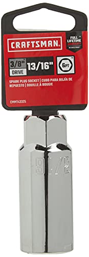 CRAFTSMAN 13/16" Spark Plug Socket, 3/8-Inch Drive (CMMT43325) - style: 13/16"