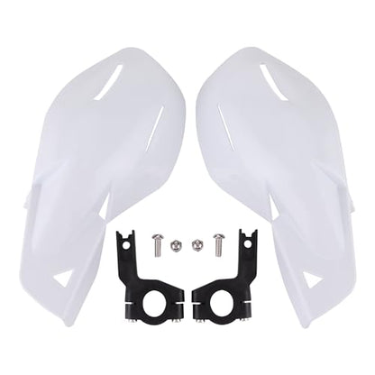 GOOFIT 7/8" Handlebar Hand Brush Guards Protector Handguards Assy Replacement for Motocross Motorcycle Off-road Pit Dirt Bike ATV White - color: White